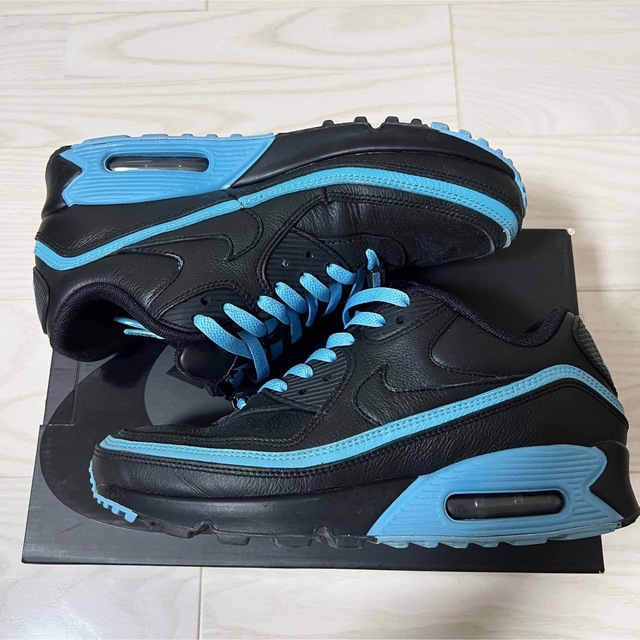 NIKE - UNDEFEATED × NIKE AIR MAX 90 BLACK/BLUEの通販 by こう@断捨 ...