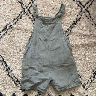 ザラキッズ(ZARA KIDS)のZARA kids くすみブルーサロペット　3-4Y(パンツ/スパッツ)