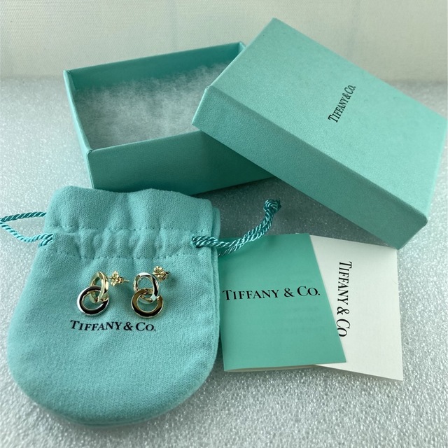 Tiffany＆Co. ティファニー ダブルサークル ピアス 925/750