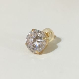 18K 天然ダイヤ　ピアス(ピアス)