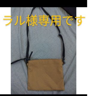 ムジルシリョウヒン(MUJI (無印良品))の無印良品　サコッシュ　キャメル(ショルダーバッグ)