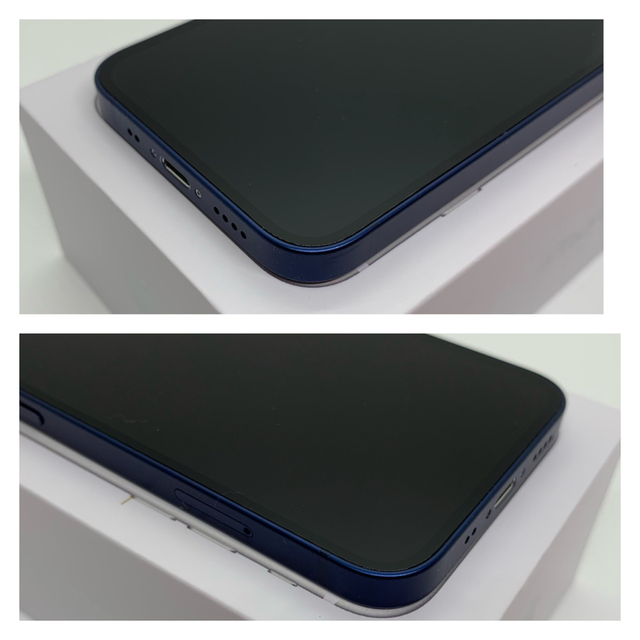 S超美品】iPhone 12 mini ブルー 128GB SIMフリー 本体 激安価格の www