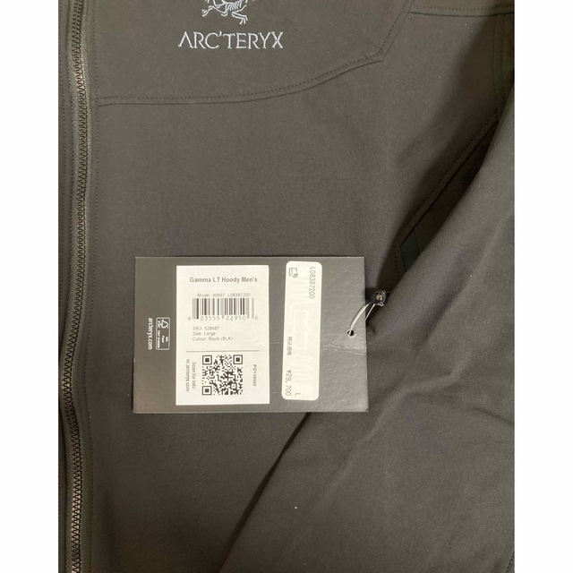 ARC'TERYX(アークテリクス)のアークテリクス ガンマltフーディ ブラック L メンズのジャケット/アウター(ナイロンジャケット)の商品写真