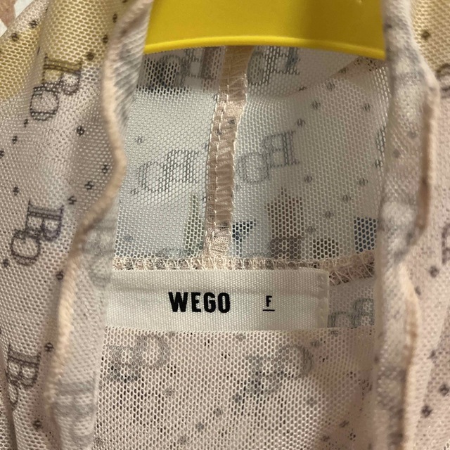 WEGO(ウィゴー)のWEGO   新品 PINK透け素材トップス レディースのトップス(シャツ/ブラウス(長袖/七分))の商品写真