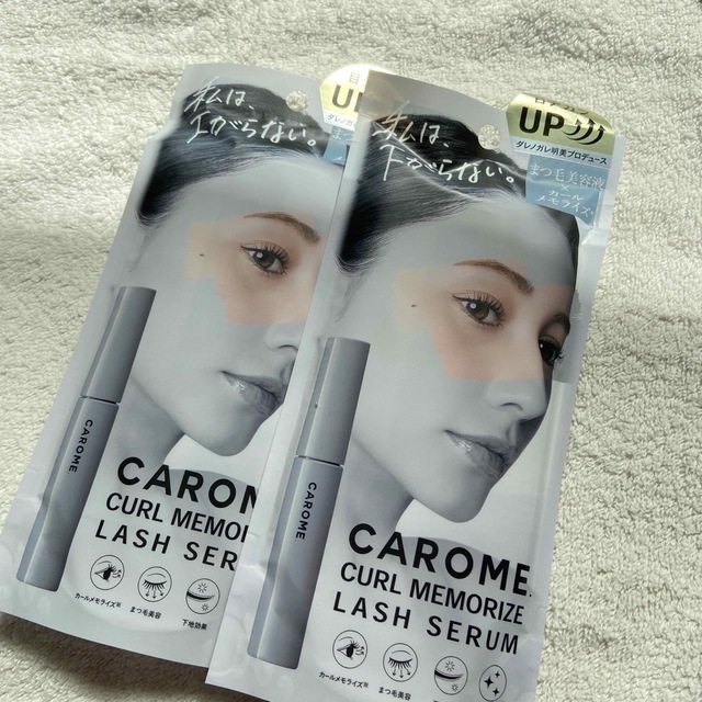 Carome カールメモライズラッシュセラム　2点 コスメ/美容のスキンケア/基礎化粧品(まつ毛美容液)の商品写真