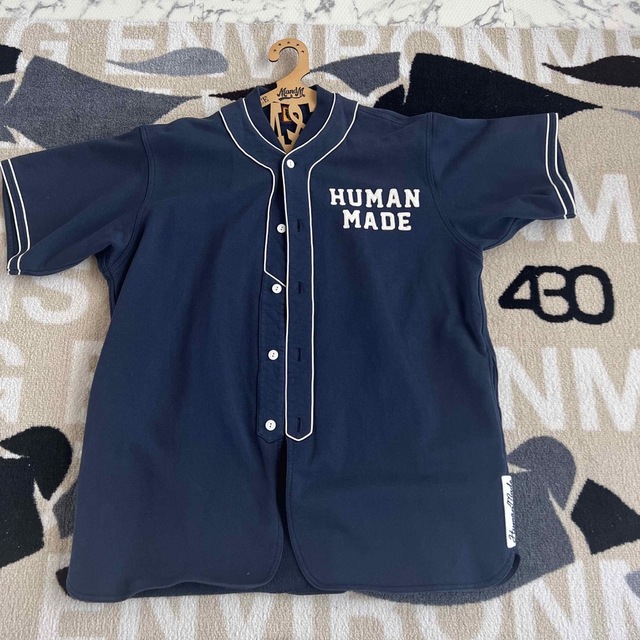 HUMAN MADE(ヒューマンメイド)のHUMANMADE  ベースボールシャツ　XL メンズのトップス(Tシャツ/カットソー(半袖/袖なし))の商品写真