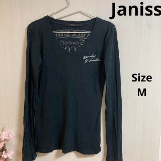 9a199 ジャニス　Janiss レディース　シャツ　vネックカットソー(Tシャツ(長袖/七分))