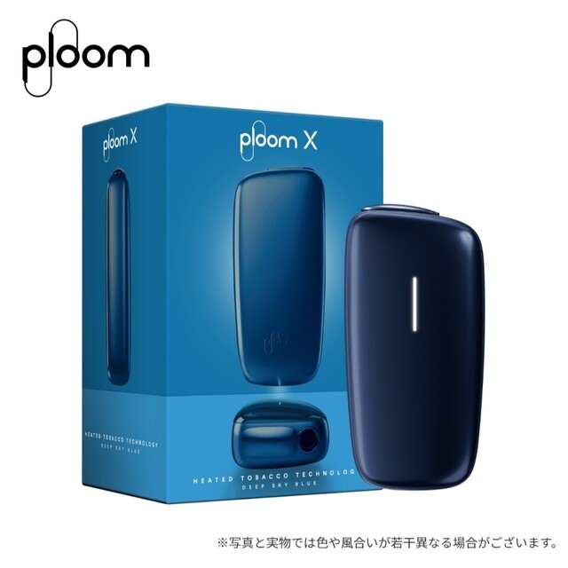 PloomTECH(プルームテック)の新未封 プルームエックス（Ploom X）スターターキット ディープスカイブルー メンズのファッション小物(タバコグッズ)の商品写真