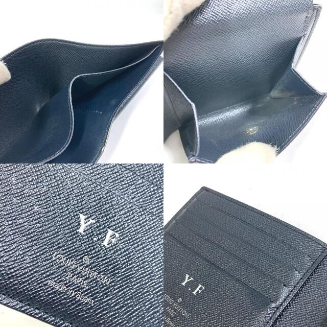 ルイヴィトン LOUIS VUITTON ポルトフォイユマルコNM M66467 モノグラムサバンナ 象/エレファント 2つ折り財布 モノグラムサバンナキャンバス ネイビー