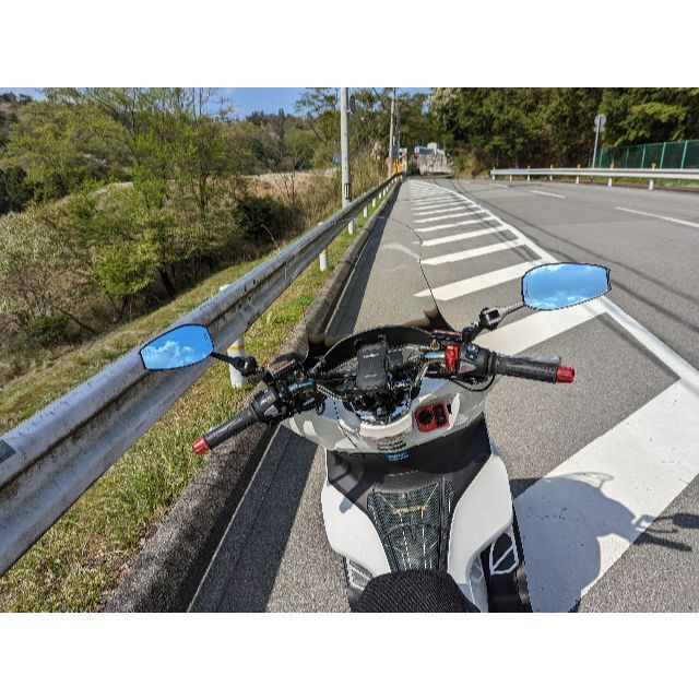 バイク用　ミラー　左右セット　未使用品 自動車/バイクのバイク(パーツ)の商品写真