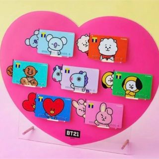 ビーティーイシビル(BT21)のBT21 アクリルスタンド＋Tカード(アイドルグッズ)