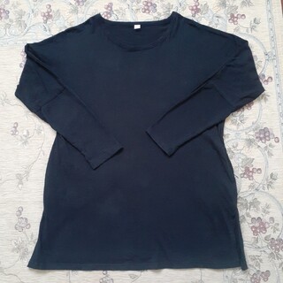 h.b 黒のBIG Tシャツ　綿100%(Tシャツ(長袖/七分))