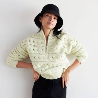 searoomlynn スカラップKNIT＋thermalトップス