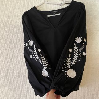 バナナリパブリック(Banana Republic)の【着画有り】BANANAREPUBLIC 袖刺繍ブラウス(シャツ/ブラウス(長袖/七分))