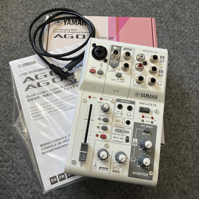 YAMYHA AG03mk2 W オーディオインターフェースAGController