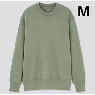 ユニクロ(UNIQLO)のUNIQLO  スウェットシャツ　グリーン　M(スウェット)