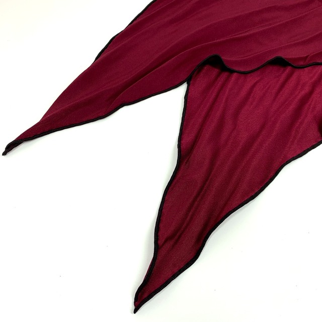 Hermes(エルメス)のエルメス HERMES ロサンジュ ロゴ ファッション小物 スカーフ シルク ワインレッド レディースのファッション小物(バンダナ/スカーフ)の商品写真
