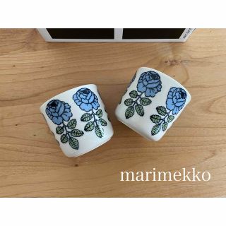 マリメッコ(marimekko)の新品未使用　マリメッコ　ラテマグ　2個セット　ヴィヒキルース(食器)