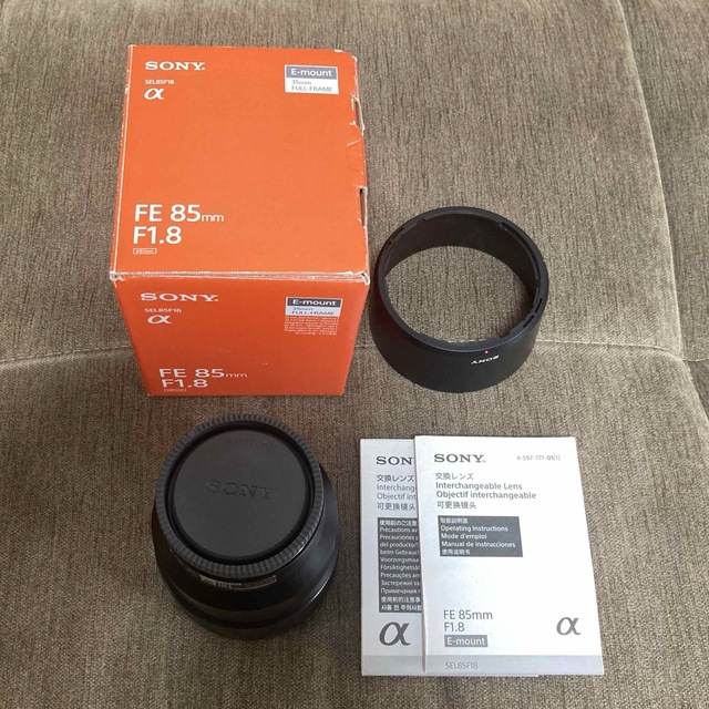 SONY  デジタル一眼カメラ　Eマウント用レンズ FE 85F1.8