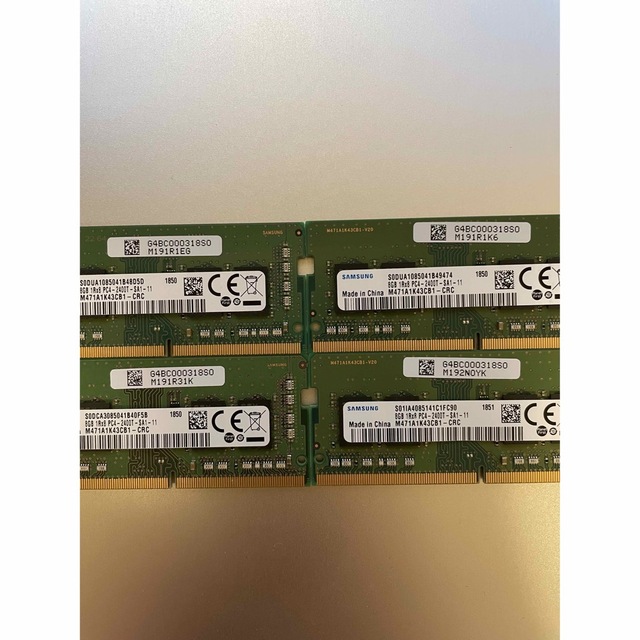 Samsung _メモリ_32GB (8GBx04枚) _PC4-19200 1