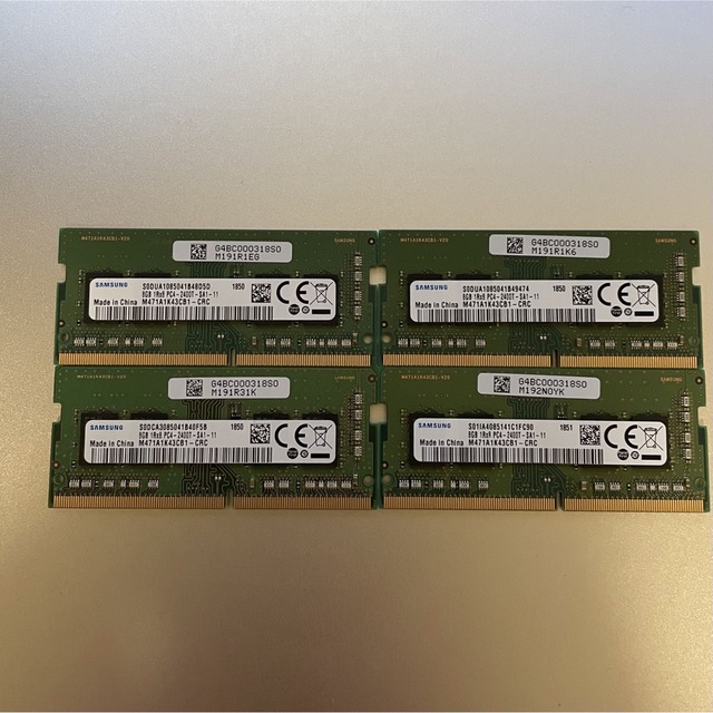 Samsung _メモリ_32GB (8GBx04枚) _PC4-19200