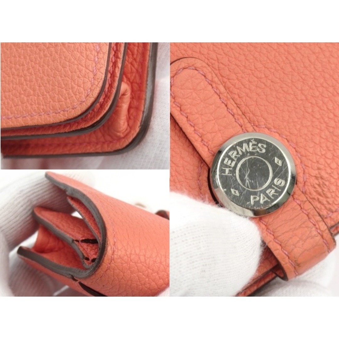 Hermes(エルメス)の▼値下げ▼■中古■　エルメス ドゴン カード コイン ケース 財布 ピンク トリヨン X刻 【A73063】 レディースのファッション小物(コインケース)の商品写真