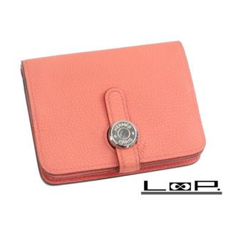 エルメス(Hermes)の▼値下げ▼■中古■　エルメス ドゴン カード コイン ケース 財布 ピンク トリヨン X刻 【A73063】(コインケース)