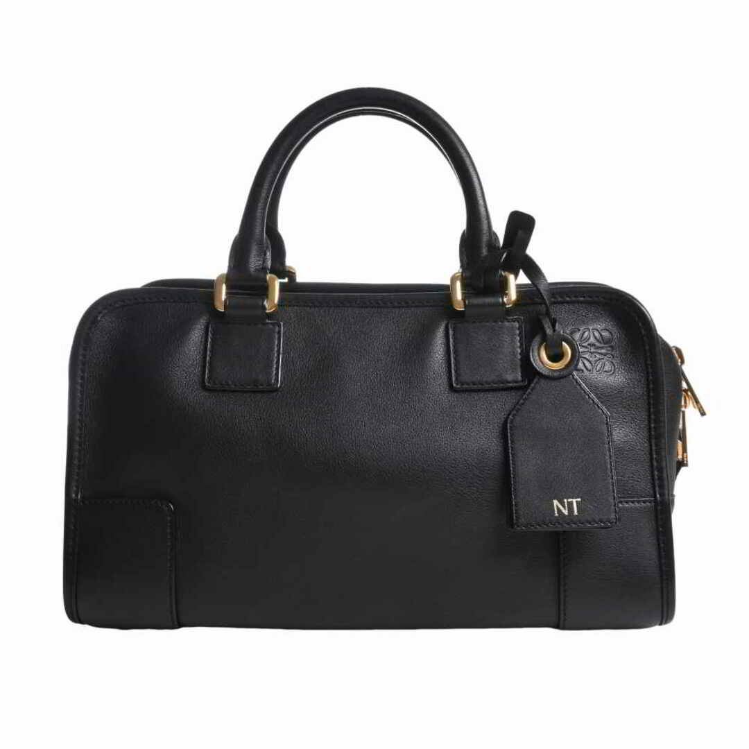 LOEWE ロエベ レザー アマソナ28 2WAY ハンドバッグ ブラック by