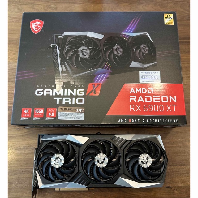 PCパーツMSI Radeon RX 6900 XT GAMING X TRIO 16G