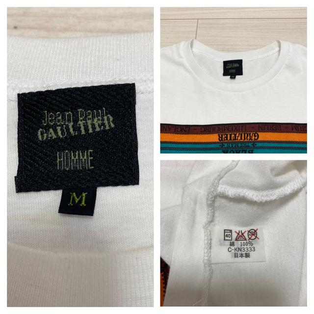 90s GAUlLTIER HOMME  object art tee