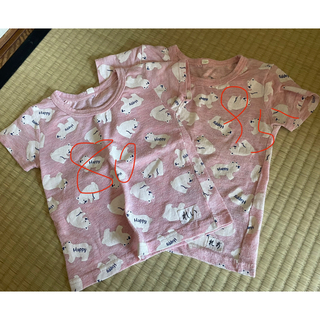 ニシマツヤ(西松屋)の兄弟tシャツセット　半袖　子供(Tシャツ/カットソー)