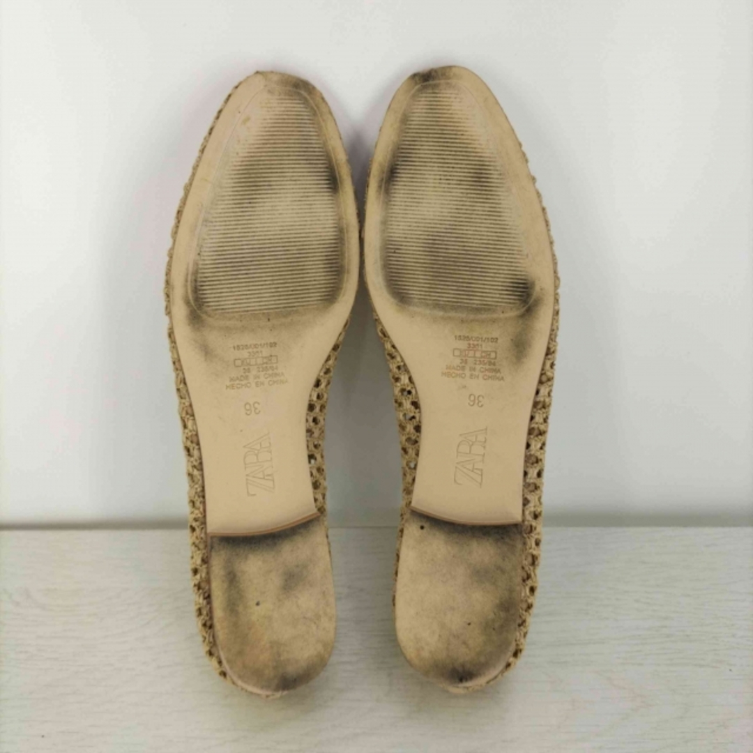ZARA(ザラ)のZARA(ザラ) FLAT DIE CUT SHOES フラットシューズ レディースの靴/シューズ(ハイヒール/パンプス)の商品写真