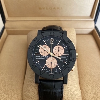 ブルガリ(BVLGARI)のブルガリブルガリ 限定カーボンゴールド　ロサンゼルス　腕時計　ブルガリ　　レア(腕時計(アナログ))