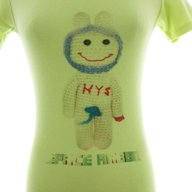 HYSTERIC GLAMOUR(ヒステリックグラマー)のヒステリックグラマー Tシャツ カットソー 半袖 ラウンドネック 総柄 F 緑 レディースのトップス(Tシャツ(半袖/袖なし))の商品写真