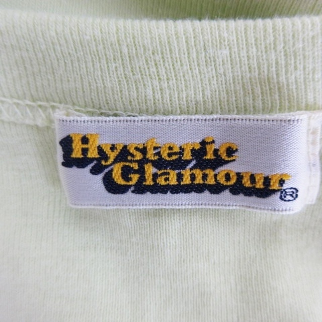 HYSTERIC GLAMOUR(ヒステリックグラマー)のヒステリックグラマー Tシャツ カットソー 半袖 ラウンドネック 総柄 F 緑 レディースのトップス(Tシャツ(半袖/袖なし))の商品写真