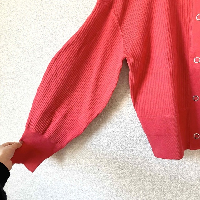 THE SHINZONE CAPELIN CARDIGAN RED カーディガン 最先端 7688円