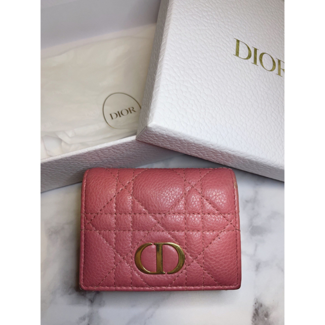 Dior ディオール LADY DIOR 三つ折り財布 コンパクトウォレット