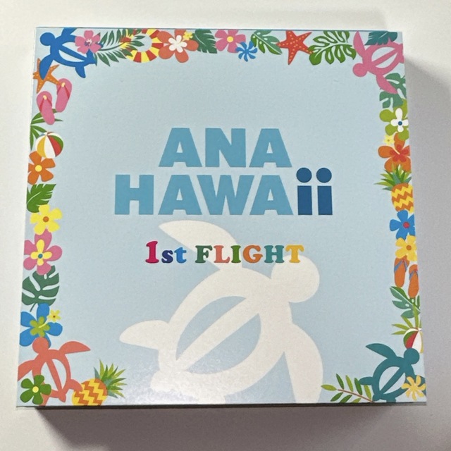 ANA(全日本空輸)(エーエヌエー(ゼンニッポンクウユ))のANA HAWAii フライングホヌ フライトタグ3本　ポストカード アイマスク エンタメ/ホビーのコレクション(ノベルティグッズ)の商品写真