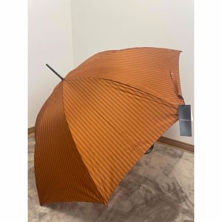 バーバリー(BURBERRY)のBURBERRY バーバリー　雨傘　ブラウン　ストライプ柄(傘)