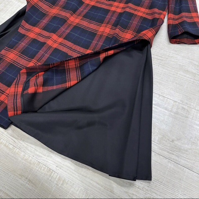20aw 美品 ノワール ケイニノミヤ ギャルソン チェック ワンピース