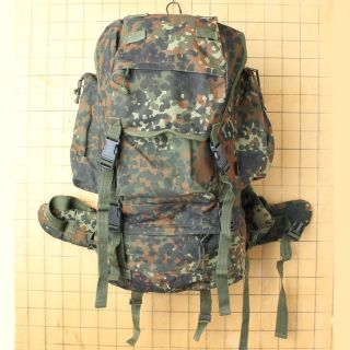 MilTecドイツ軍フレクターカモ大容量リュックサックバックパッ迷彩 ss117