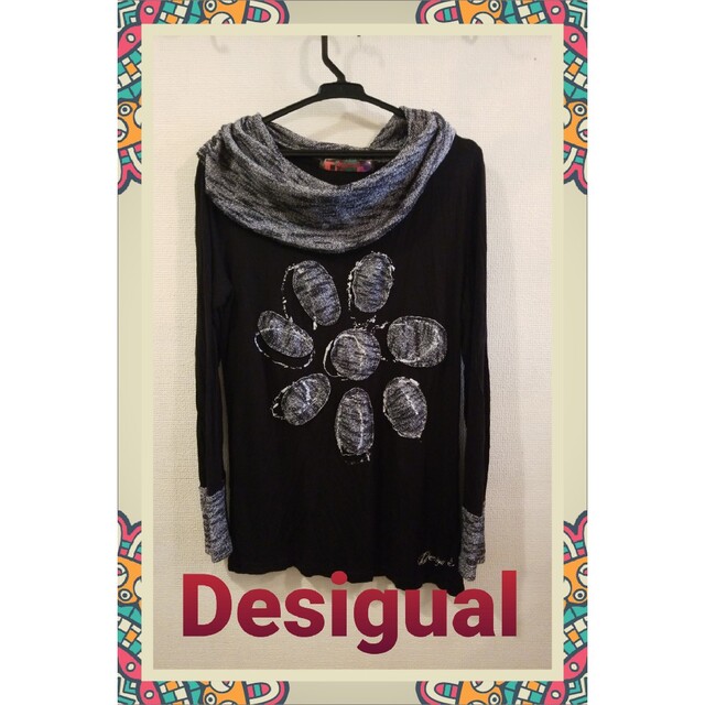 DESIGUAL(デシグアル)のDesigual Tシャツ　トップス レディースのトップス(Tシャツ(長袖/七分))の商品写真