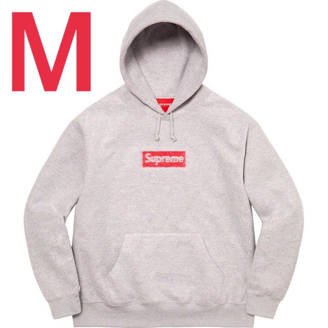 Supreme Inside Out Box Logo HoodedHeatherGrey購入元