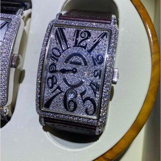 フランクミュラー(FRANCK MULLER)のOH済 フランクミュラー  1200SCDT 全面フルダイヤ ロングアイランド(腕時計(アナログ))