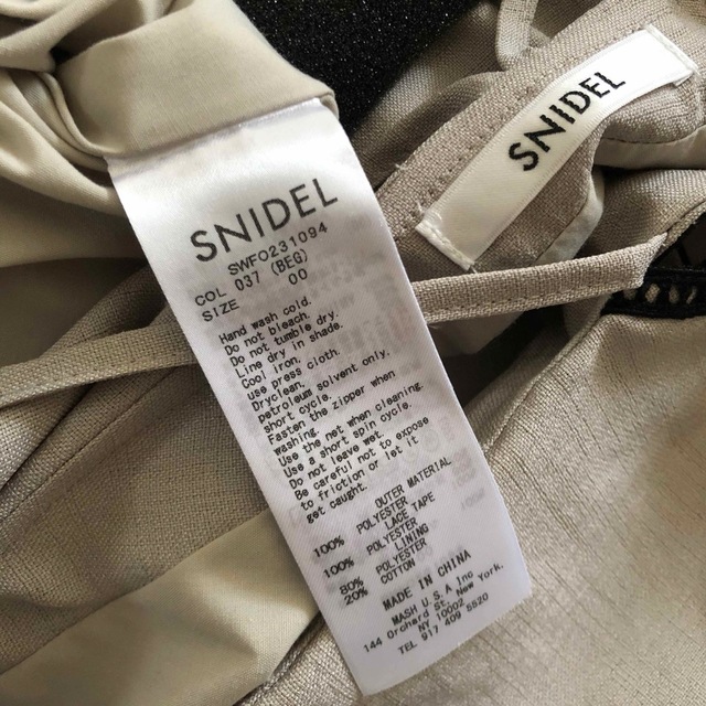 snidel 完売ワンピース タグ付き