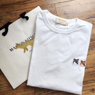 メゾンキツネ(MAISON KITSUNE')のメゾンキツネ　半袖　Tシャツ　XS(Tシャツ(半袖/袖なし))