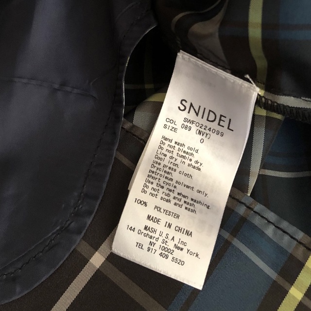 SNIDEL(スナイデル)のコルセットディティールタフタワンピース【SNIDEL】スナイデル・チェックワンピ レディースのワンピース(ロングワンピース/マキシワンピース)の商品写真