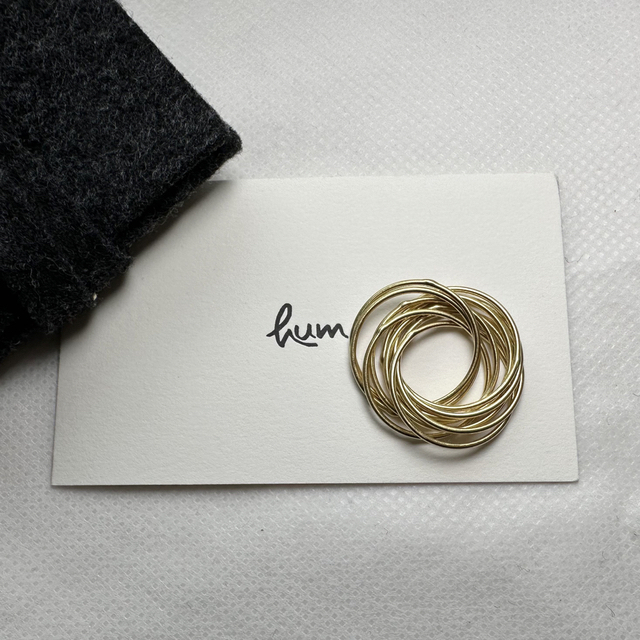 HUM(ハム)のHum kumoシリーズ　リング　美品 レディースのアクセサリー(リング(指輪))の商品写真