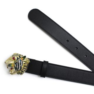 Gucci - グッチ ラジャ タイガーヘッド トラ 虎 ラインストーン ベルト