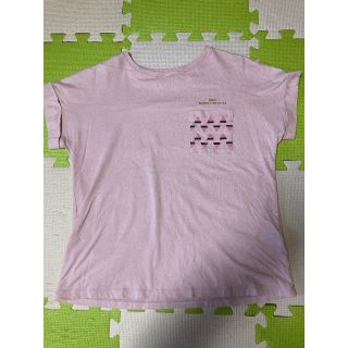 ユニクロ(UNIQLO)のユニクロ　アポロチョコTシャツ　150サイズ　女の子(Tシャツ/カットソー)